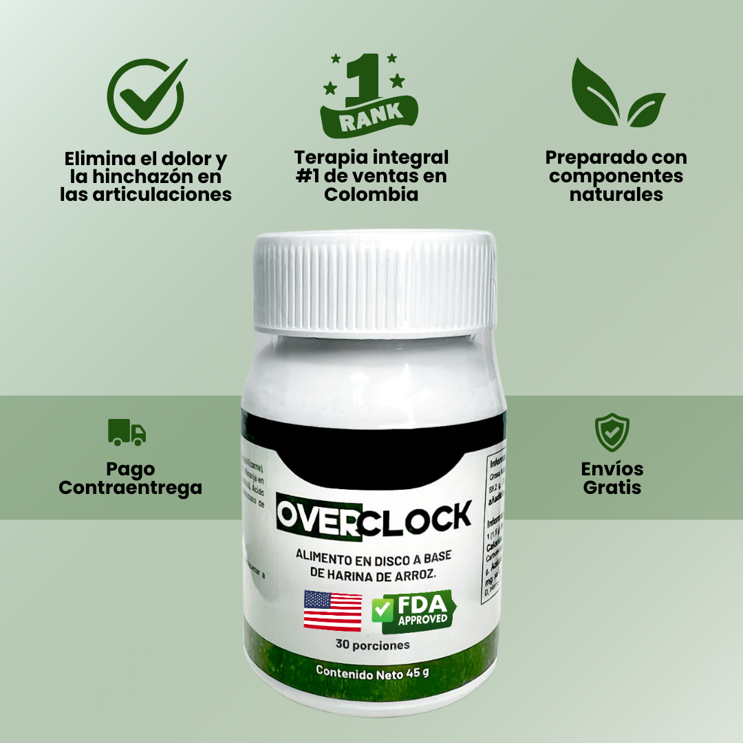 OverClock™ – Alivio rápido para el dolor y la inflamación en las articulaciones
